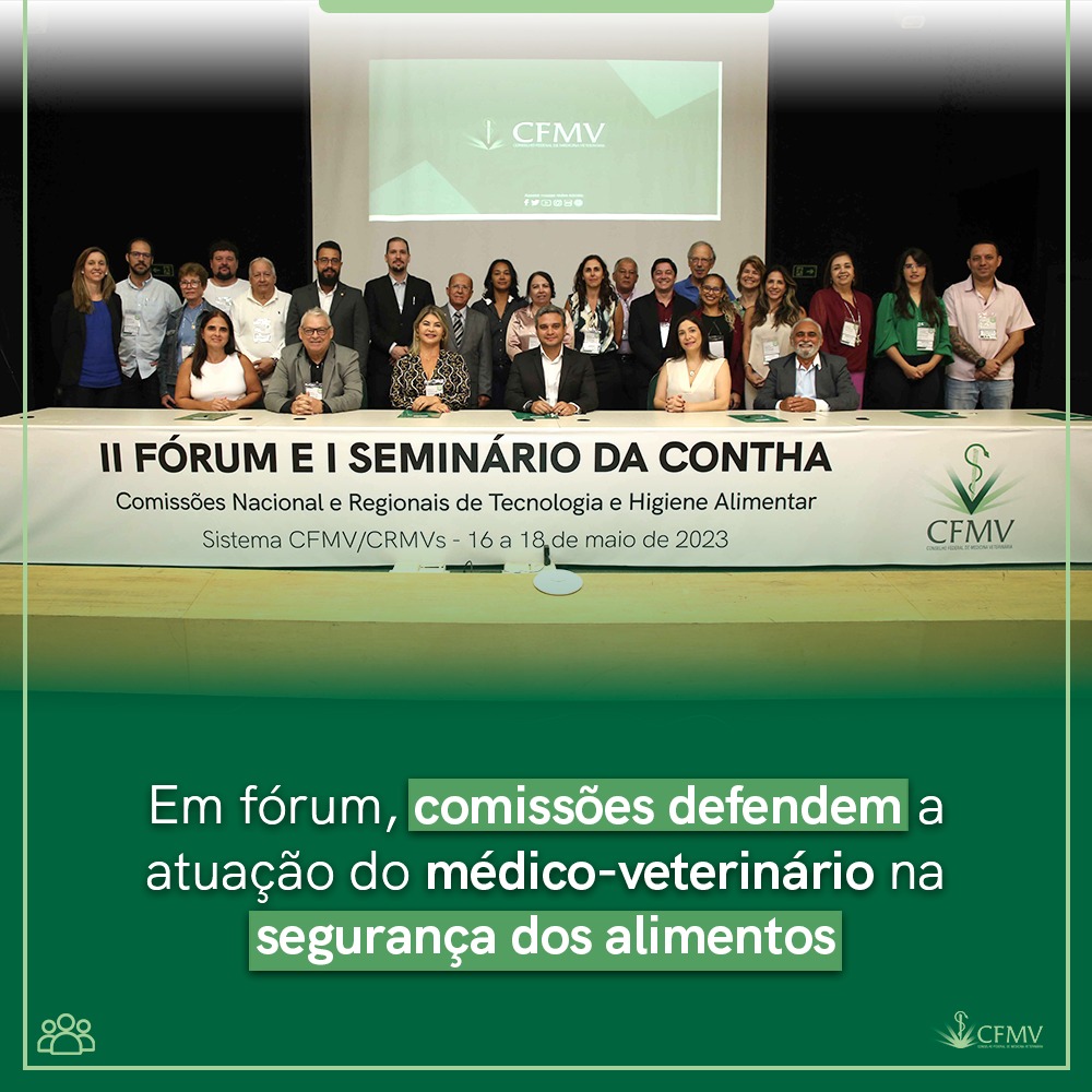 Em fórum, comissões defendem a atuação do médico-veterinário na segurança dos alimentos